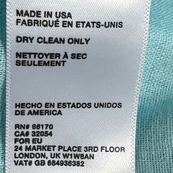 UO urban renewal blue linen pants - Picture 6 of 6